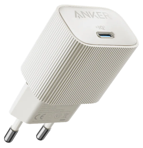 Мережевий зарядний пристрій Anker PowerPort 511 Nano IV - 30W USB-C White