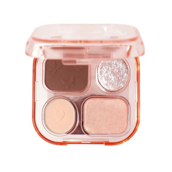 Палітра тіней для повік Pop Gossip Mini Boss Eyeshadow Palette - №1 Pretty in Pink (4 g) | Зображення 1