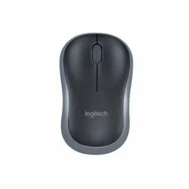 Беспроводная оптическая эргономичная мышь Logitech M185 черная (00000018378) | Зображення 3