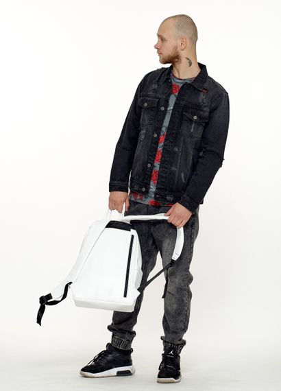 Рюкзак унісекс Sambag Zard LRT білий 46 x 28 x 13 см (25088008m) | Зображення 3