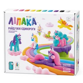Набор для творчества Lipaka пластилина Радужные единороги (15028-UA01)