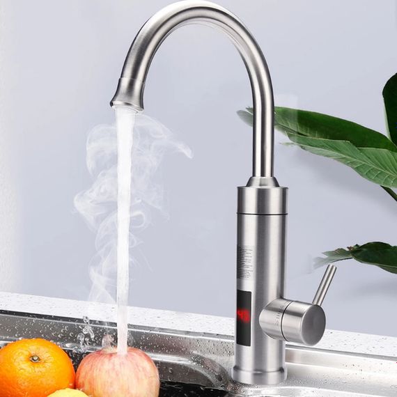 Водонагрівач ХРОМ Проточний електричний WATER HEATER RY-020 (43241-RY-020_624) | Зображення 1
