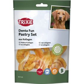 Ласощі Trixie Denta Fun Pastry Set (collagen) для собак набір з куркою 100 г