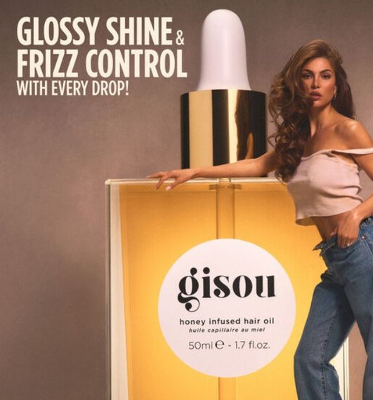 Олія для глибокого зволоження волосся Gisou Honey Infused Hair Oil 50 мл | Зображення 4