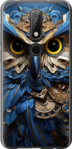 Чехол на Nokia 6.1 Plus Сова v2 "5649u-1539-17620"