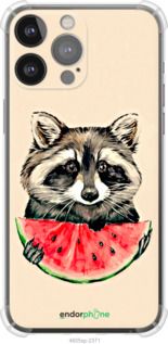 Чохол на iPhone 13 Pro Max Єнотик з кавуном "4605sp-2371-2448"