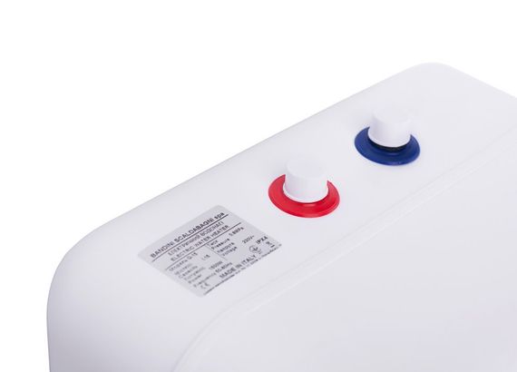 Водонагрівач Bandini Water Heaters Q 12(U), 12 л,1500 Вт, "мокрий" ТЕН, під мийкою, квадратний, білий (000004559) | Зображення 1