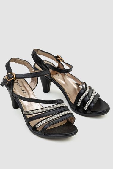 Боссоножки женские  -уценка, цвет черный, 182RA166-U-20 | Зображення 2