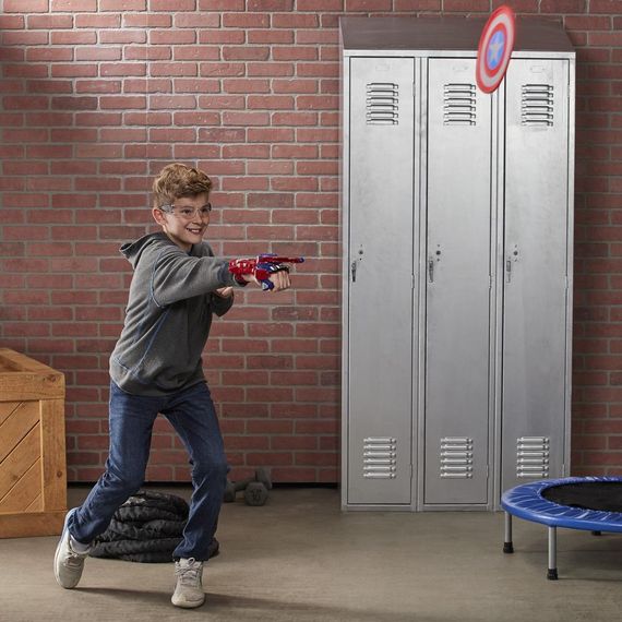 Дисковый бластер Nerf Marvel Captain America Shield Sling Перчатка, запускающая щит Капитана Америки | Зображення 6
