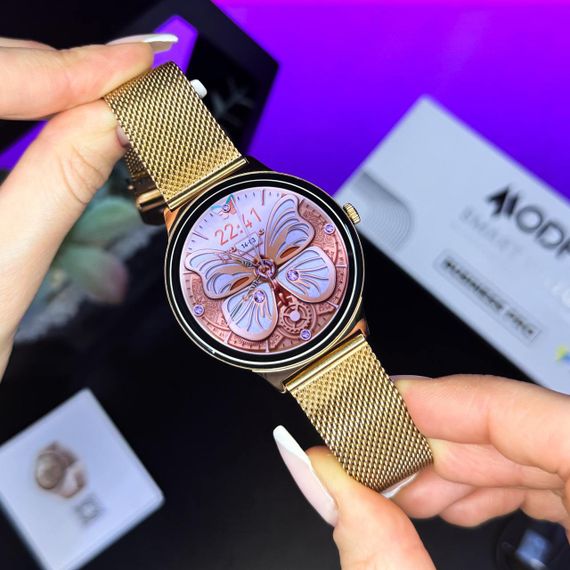 Розумний годинник Modfit Business Pro Gold Mesh | Зображення 1