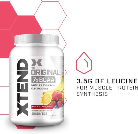 Комплекс аминокислот BCAA Scivation Xtend 90 serv NEW (Fruit Punch) | Зображення 3
