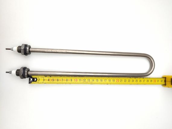 Тен  нержавійка 1500 Вт / D10 / м16 для води дугоподібний | Зображення 3