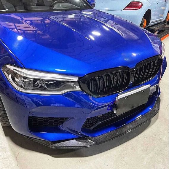 Накладка на передній бампер Lip V3 (для M5 F90 2017-2020, Карбон) для BMW 5 серія G30/31 рр | Зображення 3