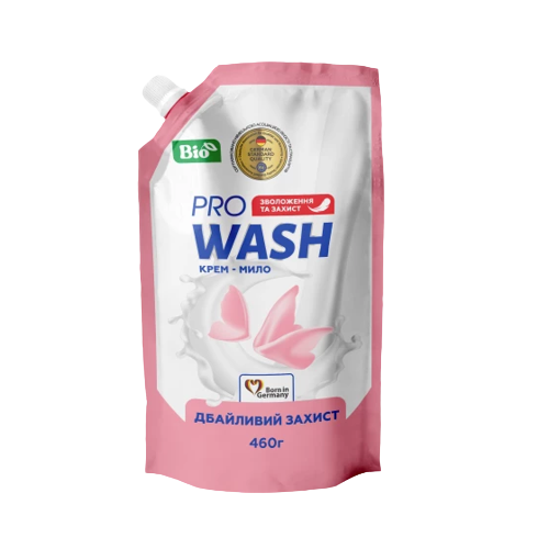 Крем-мило 460гр "Дбайливий захист" ProWash (дой-пак) 2К