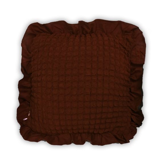 Подушка декоративная на диван Love You 45x45 см Коричневый (181155)