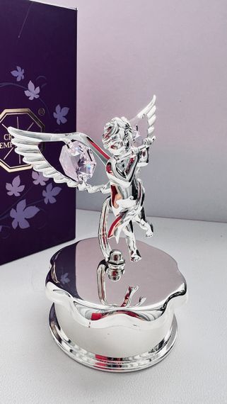 Скринька зі стразами зі стразами Angel Box 8,5 см | Зображення 1