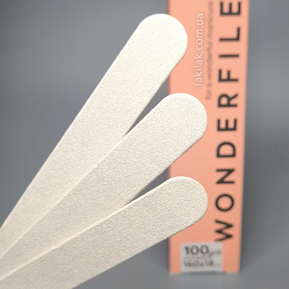Тонкие сменные файлы 100 грит на клеевой основе для основы Wonderfile 50шт