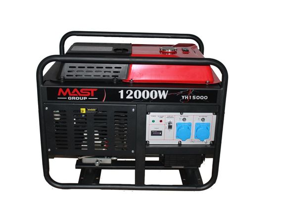 Бензиновий генератор MAST GROUP + газова плитка Orcamp CK-505 + 4 газових картриджа 400 мл та лійка (KYH15000) | Зображення 2