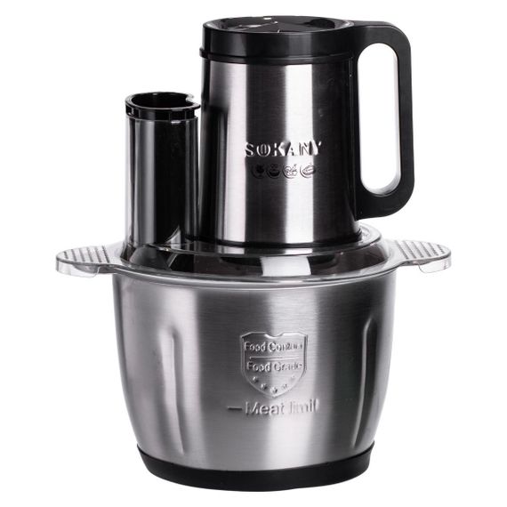 Чоппер измельчитель с чашей на 2.7 л кухонный электрический Sokany SK-06019