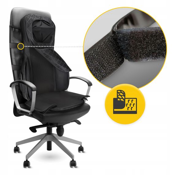 Масажна накидка 4FIZJO Shiatsu багатофункціональна, з підігрівом Black (P-5905973403528) | Зображення 5