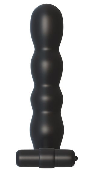 Насадка на член для подвійного проникнення з віброкільцем Posable Partner Double Penetrator Sex Aura | Зображення 3