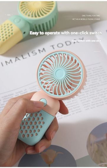 Портативний міні-USB-вентилятор, карманний вентилятор mini cute little fan | Зображення 3