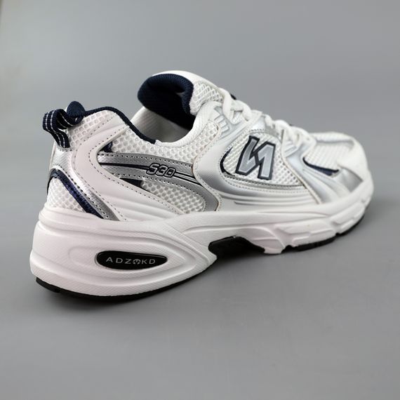 Кросівки чоловічі 591602 Білі сині  40 41 42 43 44 45 | Зображення 4