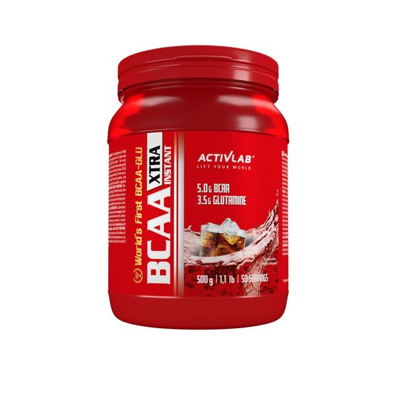 Амінокислота BCAA для спорту Activlab BCAA Xtra Instant 500 g /50 servings/ Cola