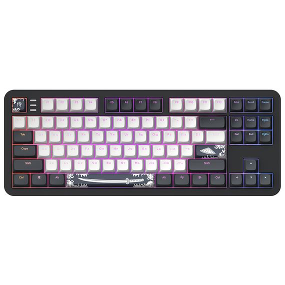 Клавіатура Dark Project ALU87 Bushido ABS RGB Mech G3MS Moonstone Black/White (DPKB_BUSHIDO_87_ANSI_UA) | Зображення 1