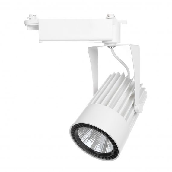 Светильник трековый поворотный LED 410/36W WW WH COB