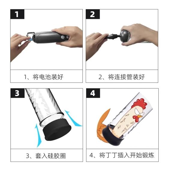 Автоматична вакуумна помпа CANWIN Penis Pump - P403A Sex Aura | Зображення 5