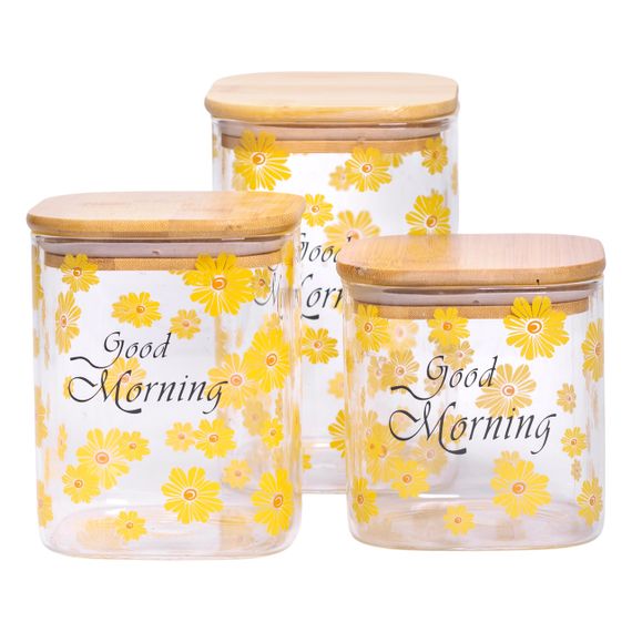 Набір ємностей для зберігання продуктів (3 шт.) | Зображення 2