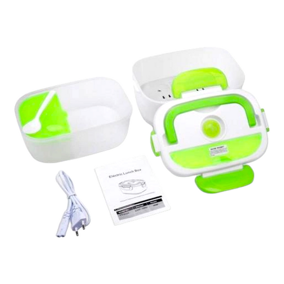 Ланч бокс универсальный с подогревом 220В/12В Зеленый