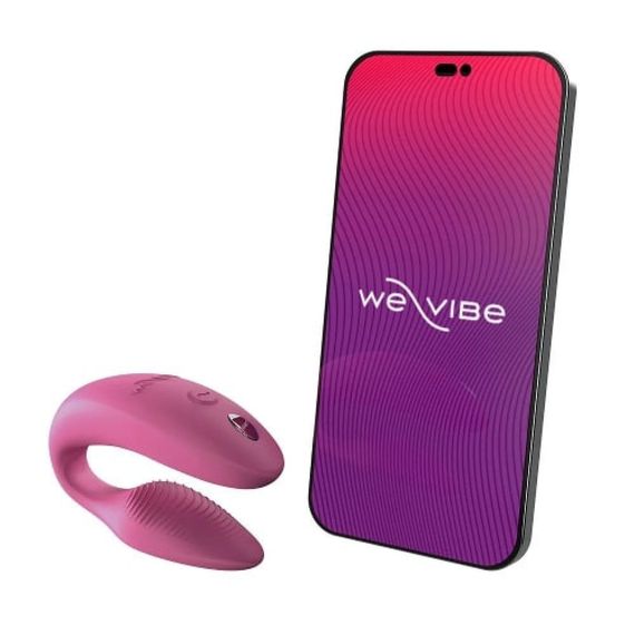 Інноваційний смарт вібратор We Vibe Sync 2 Rose для пари, рожевий Sex Aura | Зображення 6
