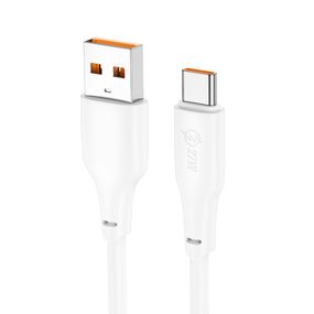Дата кабель Hoco X93 Force USB to Type-C 27W (1m) White