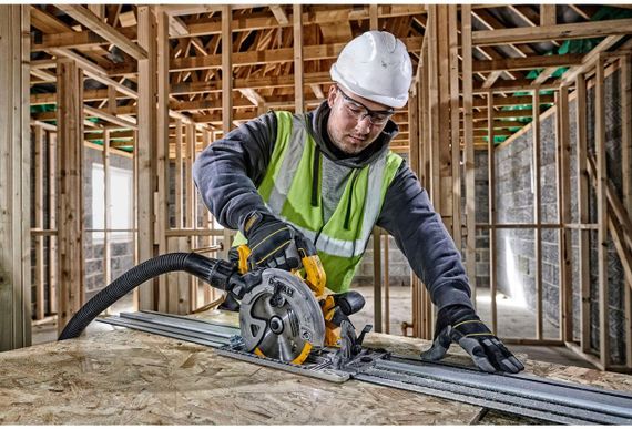 Пила дисковая аккумуляторная бесщёточная 184-16мм DeWALT DCS572NT | Зображення 7
