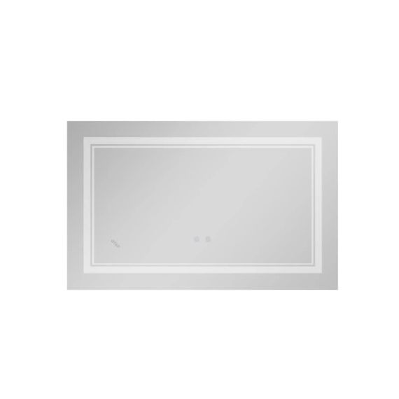 Дзеркало Qtap Cardinal (CA1) 800х500 з LED-підсвіткою Touch, з антизапотіванням, з димером, темп. кольору (3000-6500K) Reverse | Зображення 2