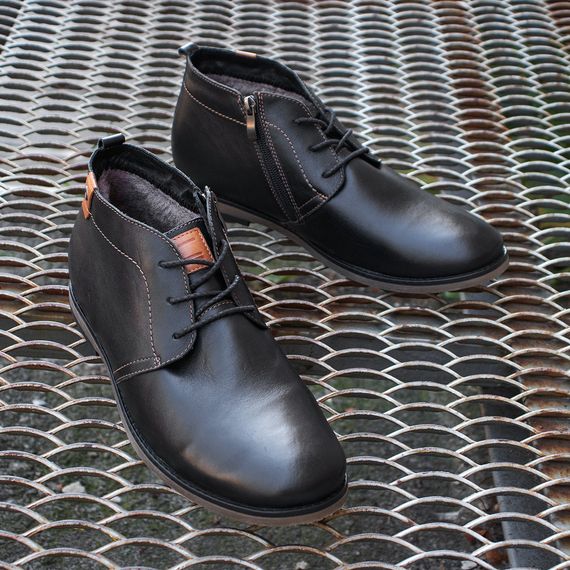 Мужские ботинки черного цвета 45 размер – на стопу 29,5 см | Зображення 4