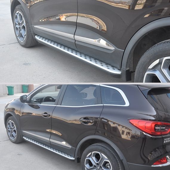 Боковые пороги Оригинал V2 (2 шт) для Renault Kadjar