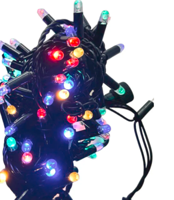 Гірлянда світлодіодна лінійна Ultralight DL String 100Led 10м. IP44, різнокольорове світло, без контролера