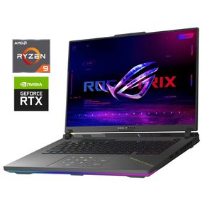 Игровой ноутбук Asus Rog Strix G16 G614F / 16" (1920x1200) IPS / AMD Ryzen 9 9955HX (16 (32) ядер по 2.5 - 5.4 GHz) / 16 GB DDR5 / 1000 GB SSD M.2 / nVidia GeForce RTX 5060, 8 GB GDDR7, 128-bit / WebCam / Win 11 Home