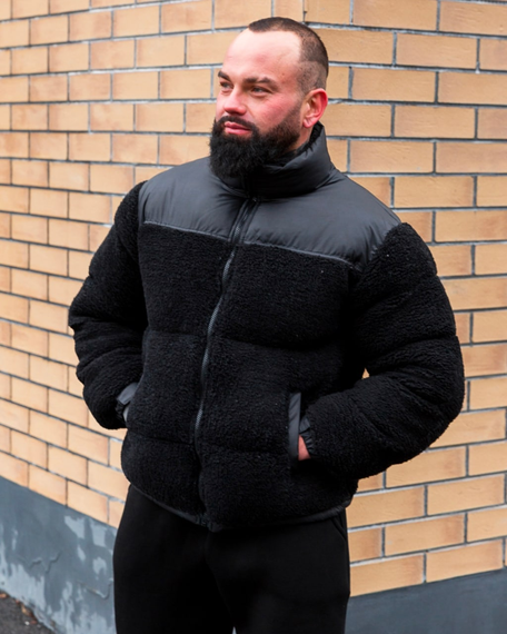 Куртка Тедди чёрный S XL | Зображення 1