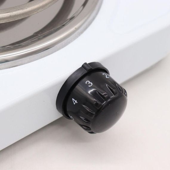 Електроплита спіральна на 2 конфорки, 2000 Вт, RAF 8020B / Електрична двоконфоркова плита | Зображення 6