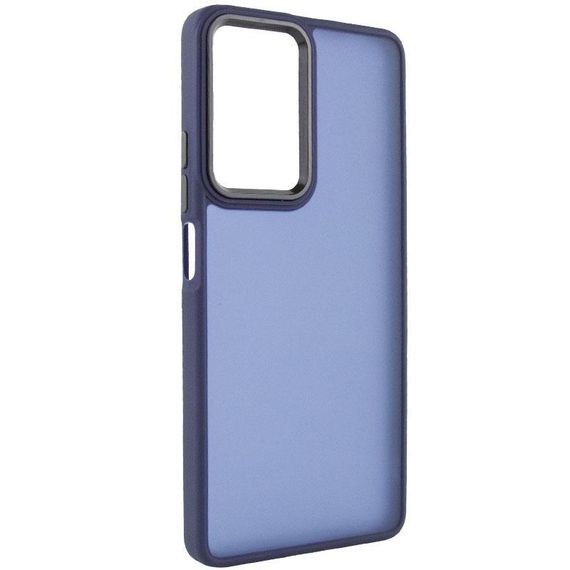 Чехол TPU+PC Lyon Frosted для Xiaomi Redmi 15 (Global) Navy Blue