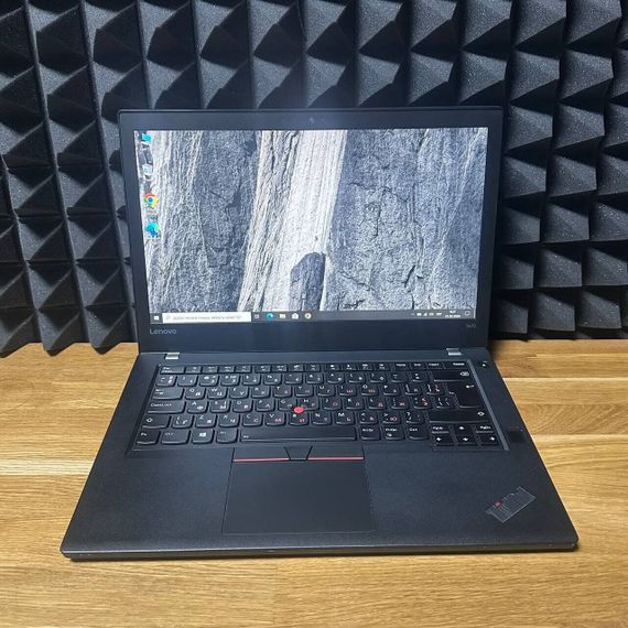 Ноутбук Lenovo ThinkPad T470 / 14" (1920x1080) IPS / Intel Core i5-6200U (2 (4) ядра по 2.3 - 2.8 GHz) / 8 GB DDR4 / 256 GB SSD / Intel HD Graphics 520 / WebCam б/в | Зображення 1