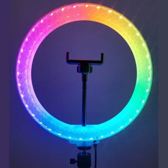 Кольцева LED лампа XPRO RL-18RGB чорний (41767-RL-18RGB_1520) | Зображення 4