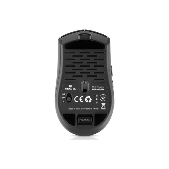 Мишка REAL-EL RM-460W Wireless/Bluetooth Black (EL123200048) | Зображення 6