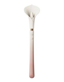 Розкішний вібромасажер Zalo – Calla Blossom Pink, двосторонній, 2 мотори Sex Aura
