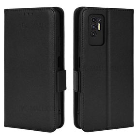 Чохол книжка з кишенями для карт на Tecno Pova 3 колір Чорний