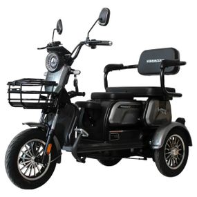 Электротрайк Crosser TR-1 LFP 1500W 76.8V 30Ah, трехколесный электроскутер, до 75 км, для взрослых и пожилых Сірий